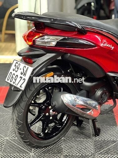 💥Piaggio Liberty 50cc Đỏ-Sporty ko cần bằng lái