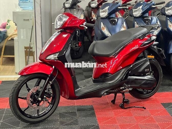 💥Piaggio Liberty 50cc Đỏ-Sporty ko cần bằng lái