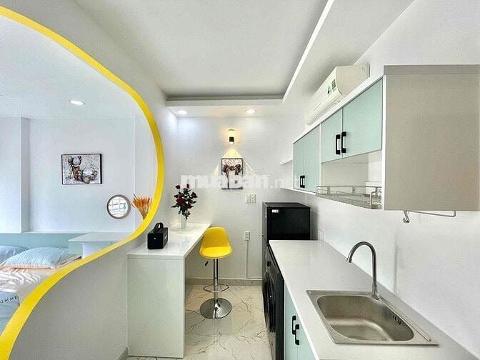 CĂN HỘ VÁCH NGĂN BẾP, BAN CÔNG, MÁY GIẶT RIÊNG QUẬN 1, TRẦN HƯNG ĐẠO