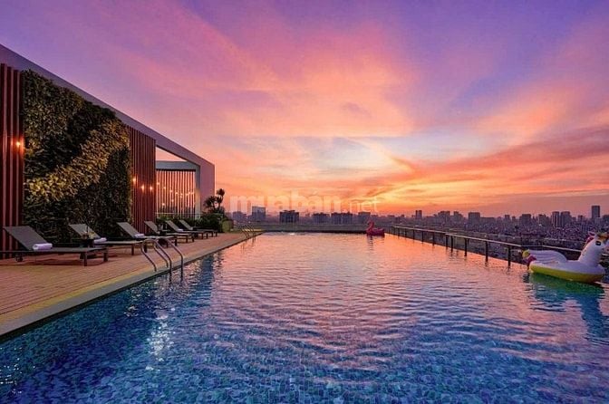 Căn góc view nội khu - 2PN 1WC căn hộ 4 hồ bơi độc nhất