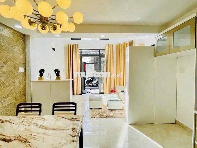 NHÀ 2 MẶT HẺM Ô TÔ 4 TẦNG 3PN4WC FULL NỘI THẤT CAO CẤP QUANG TRUNG GV