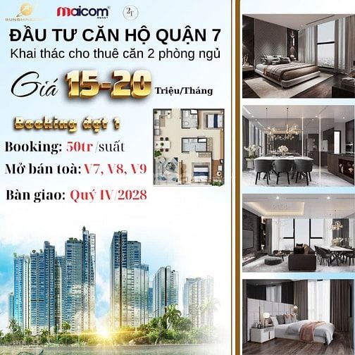 Giá tuyệt chủng 7Xm2 chỉ có tại Căn Hộ Smart Home 40 CẠNH Phú Mỹ Hưng