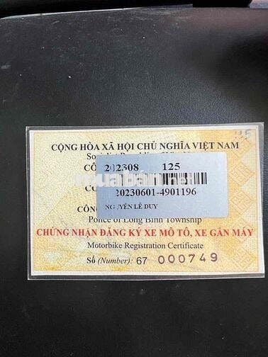 XE MOTO YAMAHA YZF R15 lướt