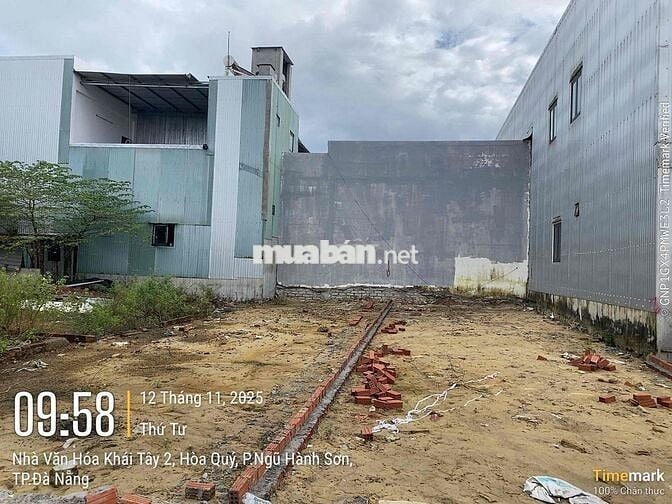 Đất kiệt 4.5m Khái Tây 2 Hoà Quý giá rẻ