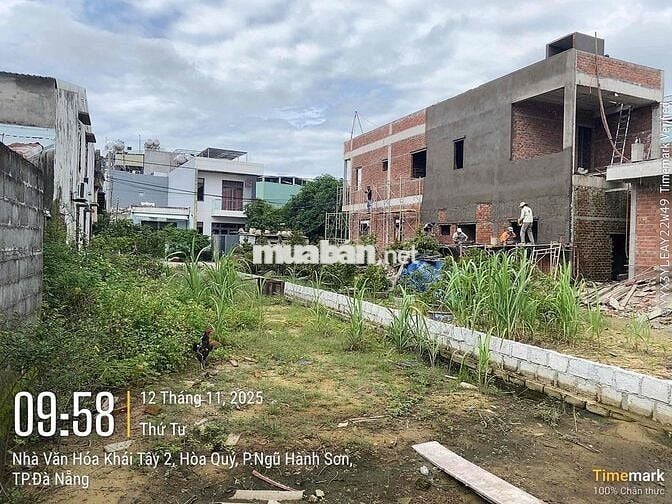 Đất kiệt 4.5m Khái Tây 2 Hoà Quý giá rẻ