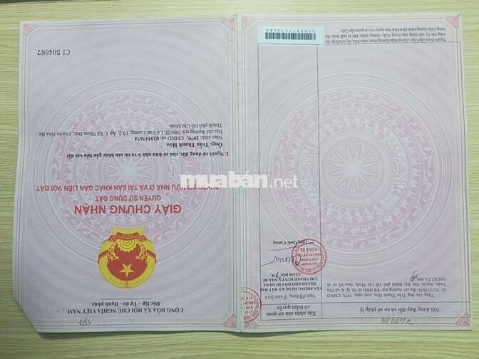 BÁN NHÀ( 7PN )SỔ HỒNG ĐANG CHO THUÊ