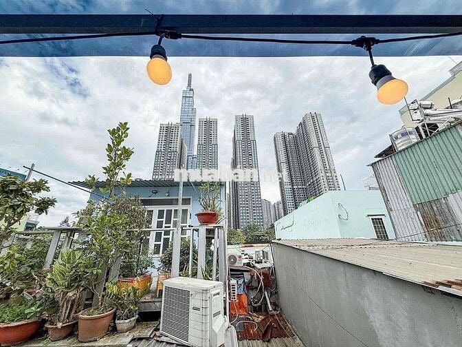 CỰC HIẾM - GIÁP QUẬN 1 - VIEW LANDMARK - 3 TẦNG 2 PN DTSD 57m2