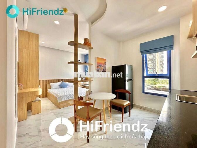 ✨️Căn hộ 1 tách bếp bancol riêng full nội thất cao cấp sát bên Q1Q2 ✨️