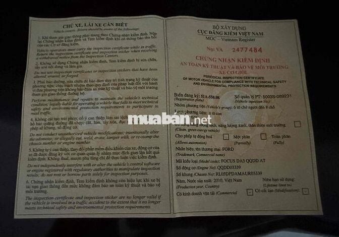 ford focus 2010, tự động, bản cao cấp, chính chủ