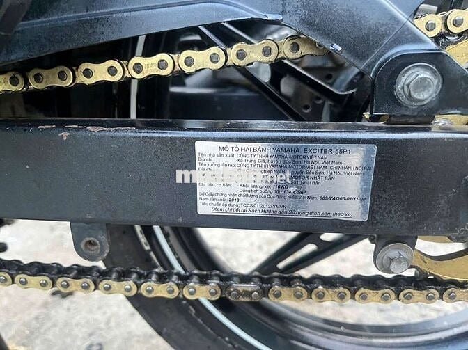 exciter 2013 chua rớt đầu