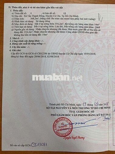 Đất 350m2 thổ cư ngay chợ Hố boom TTĐ