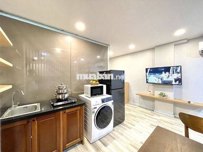 CĂN HỘ TÁCH BẾP FULL NỘI THẤT NGAY PHAN XÍCH LONG GẦN BV HOÀN MỸ