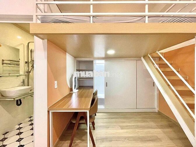 Cho Thuê Căn Hộ Trệt Duplex Tách Bếp Cửa Sổ Trời Full NT CMT8 Quận 10