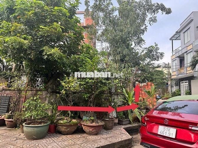 BÁN ĐẤT ĐƯỜNG XE HƠI TRÁNH NHAU - KDC ĐỒNG BỘ ĐƯỜNG VỈA HÈ - 55,5m2