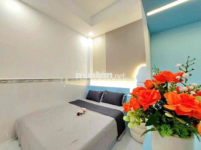 bán nhà shr dt 5x20 đúc 2 lầu + sân thượng sổ cn 93m san 270m Q12