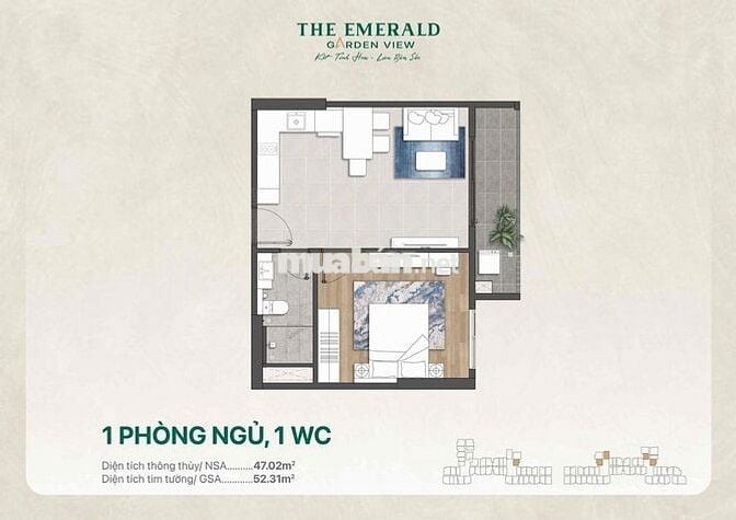 💎 The Emerald Garden View – Viên ngọc xanh giữa lòng thành phố
