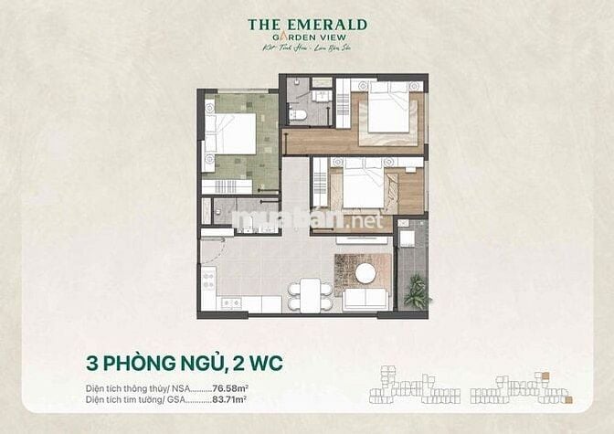 💎 The Emerald Garden View – Viên ngọc xanh giữa lòng thành phố