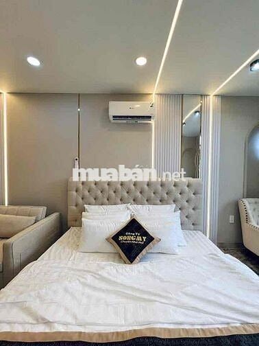 Bán toà CHDV Võ Oanh, P25, 240m2 (12x20) - Hầm + 7 tầng, 72P HĐT 4.9T