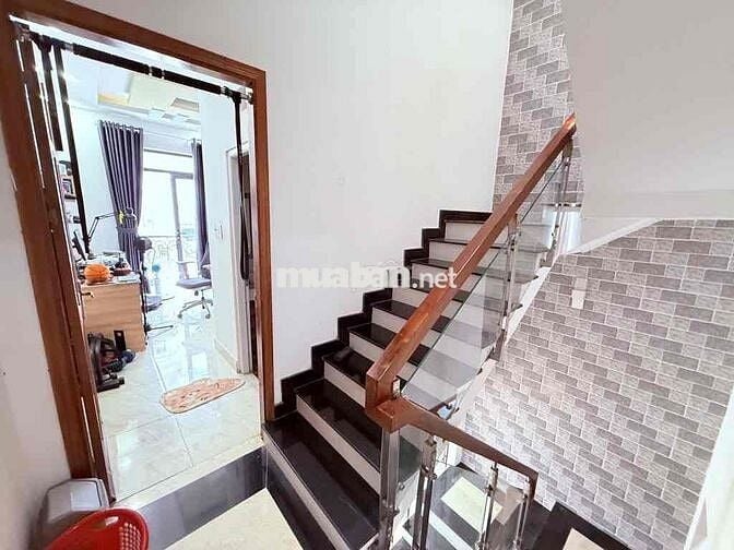 NHÀ MỚI LÊ ĐỨC THỌ, HẺM 6M, 5 TẦNG 60M2 ( 4x15 ), NGAY CẦU TRƯỜNG ĐAI