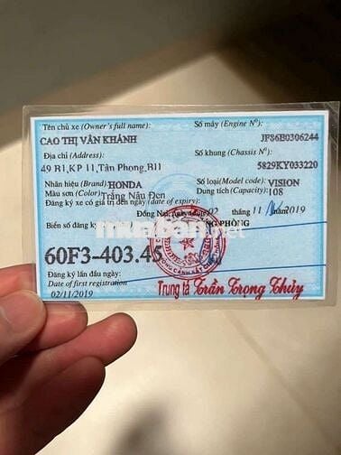 Nhà dư xe vison mới 90% cần bán