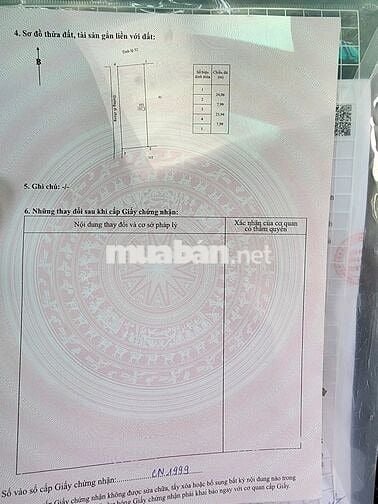 BÁN 191.3m² ĐẤT FULL THỔ CƯ SẴN SỔ - 2 MẶT TIỀN TỈNH LỘ 52 HÒA LONG