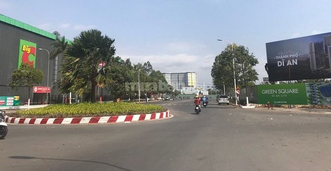 Đất nền TTHC Bến Cát , dự án CentrelPoint . Giá 1 tỷ750 /72 