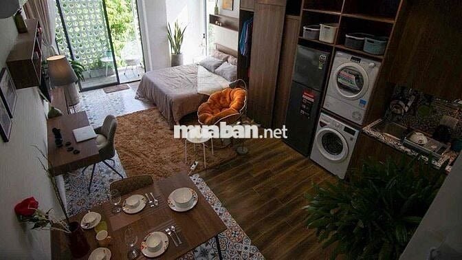 ✨SIÊU PHẨM CĂN HỘ DỊCH VỤ FULL NỘI THẤT BAN CÔNG THOÁNG GIÁP QUẬN 1