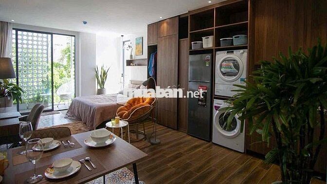 ✨SIÊU PHẨM CĂN HỘ DỊCH VỤ FULL NỘI THẤT BAN CÔNG THOÁNG GIÁP QUẬN 1