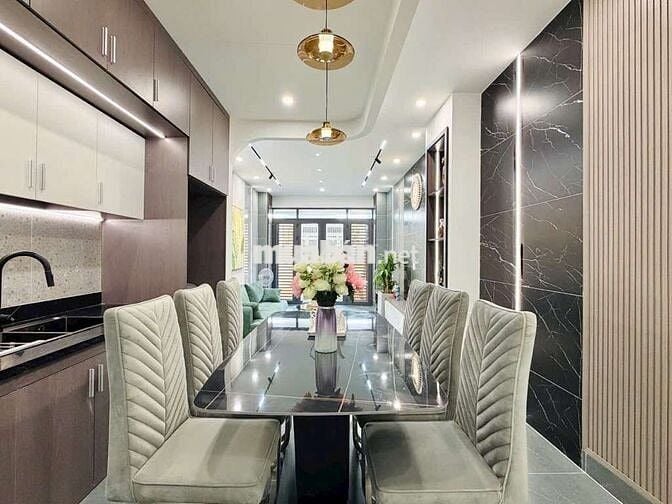 NHÀ ĐẸP 4 TẦNG, HXH GẦN 50M², GẦN CV LÀNG HOA LÊ VĂN THỌ, HƠN 6 TỶ TL