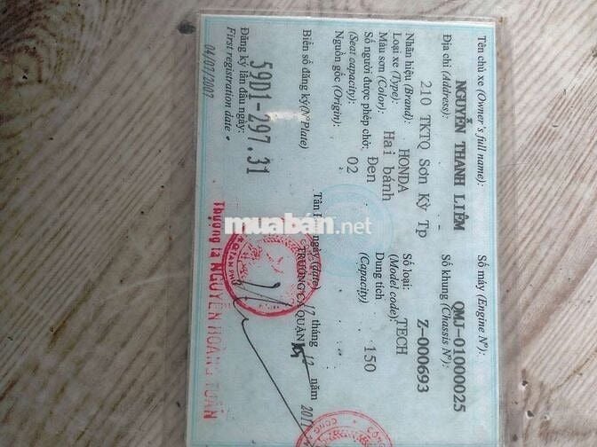 Honda Fosty 150, đẹp, bstp .