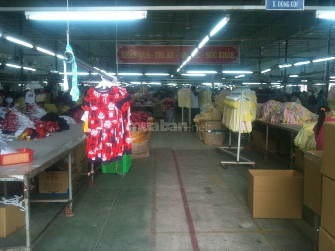 Nhà xưởng cho thuê xâ bà điểm huyện hoc môn dt: 2200m giá 120tr
