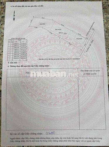 Đất 734m2 gần chợ Dĩ An 1,phường Dĩ An,TP Dĩ An