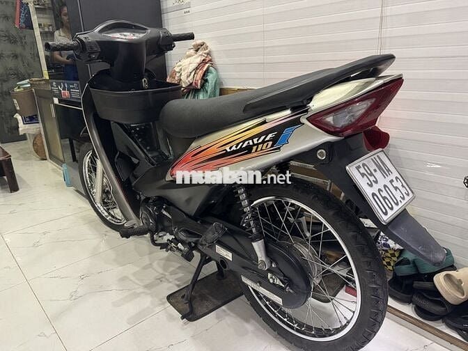 Cần bán xe Wave 50 màu đen bạc – giá 9,5 triệu