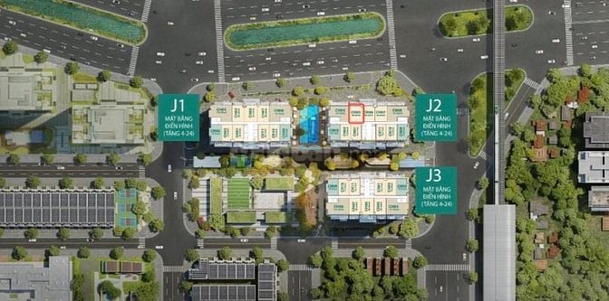 Chuyển nhượng căn 2 ngủ Jade Square - Nguyễn Đình Tứ