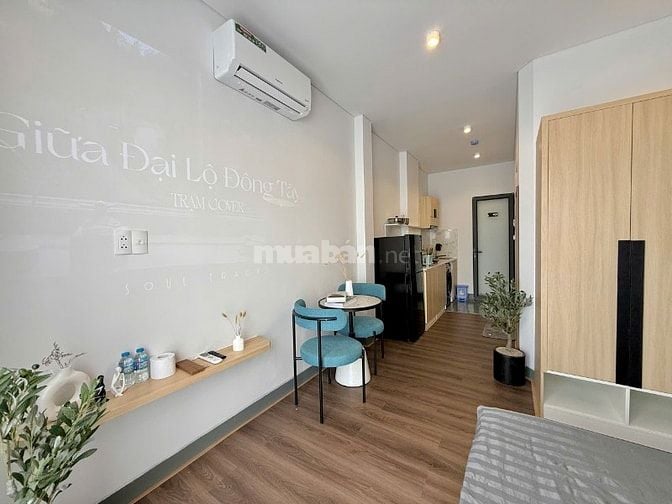 Cho Thuê CHDV Mới Đẹp  Võ Thị Sáu  FULL nội thất Studio Thang máy