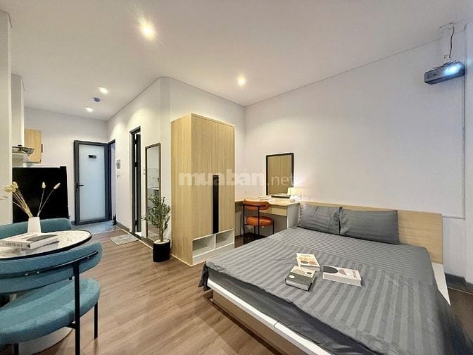 Cho Thuê CHDV Mới Đẹp  Võ Thị Sáu  FULL nội thất Studio Thang máy