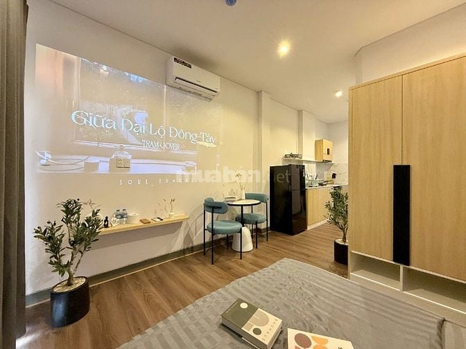 Cho Thuê CHDV Mới Đẹp  Võ Thị Sáu  FULL nội thất Studio Thang máy