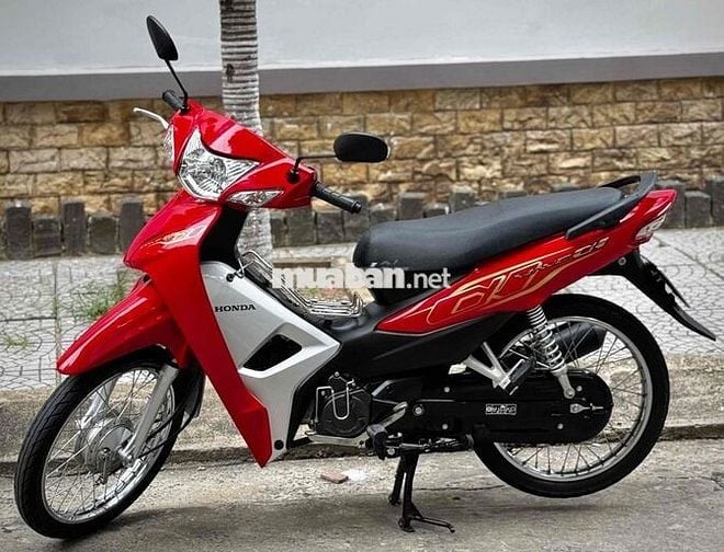Honda Wave 2023 đỏ bóng nguyên rin cực đẹp bs 43 .