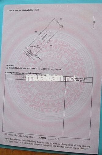 Cần bán thửa đất, Phường Hiệp an, TP HCM