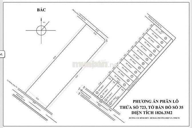 Cần bán thửa đất, Phường Hiệp an, TP HCM