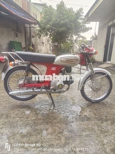 Honda 67 lên CĐ 50 Đỏ Bạc xe rất chất