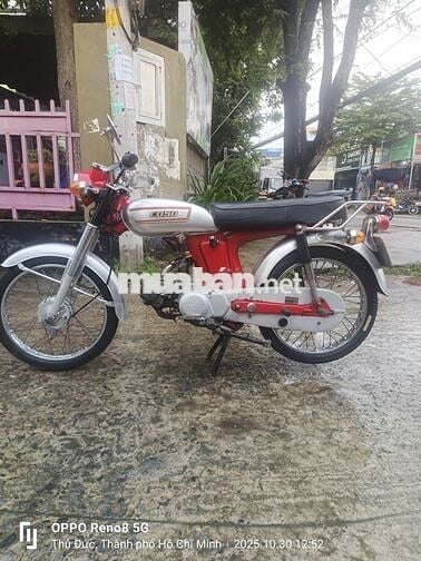 Honda 67 lên CĐ 50 Đỏ Bạc xe rất chất