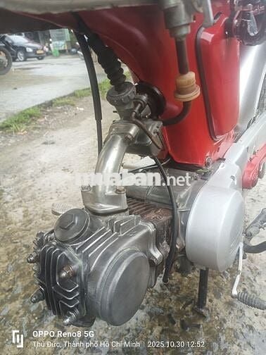 Honda 67 lên CĐ 50 Đỏ Bạc xe rất chất