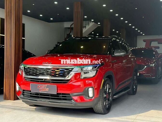 Kia Seltos 2023 Premium 1.4 Turbo,màu đỏ,11.000 km