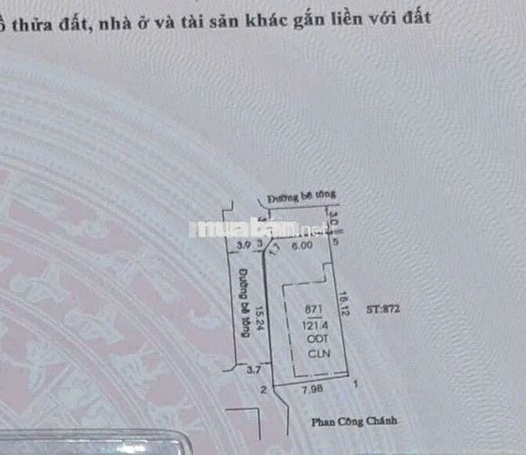 BÁN LÔ ĐẤT ĐẸP PHƯỜNG CHÁNH NGHĨA – CÁCH NGUYỄN TRI PHƯƠNG CHỈ 30M!
