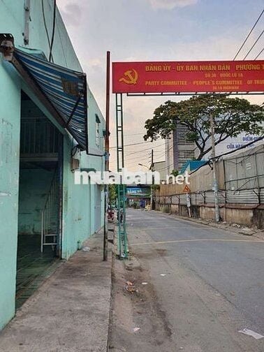 Cho thuê mặt bằng (2 mặt tiền) QL1A và đường hẻm 10m