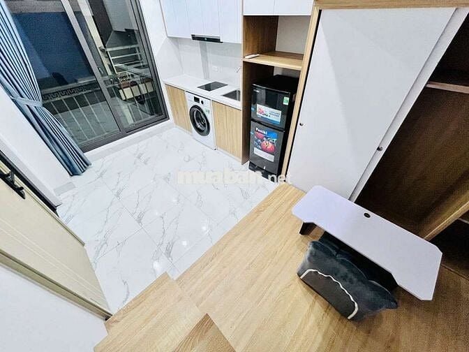 Khai trương CCMN 30m2 Full đồ. Máy giặt riêng, ban công, Phan Kế Bính