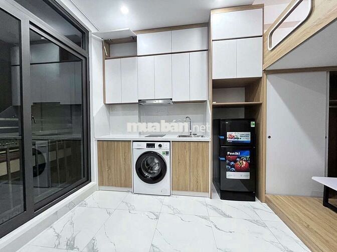 Khai trương CCMN 30m2 Full đồ. Máy giặt riêng, ban công, Phan Kế Bính