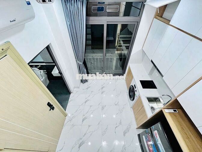 Khai trương CCMN 30m2 Full đồ. Máy giặt riêng, ban công, Phan Kế Bính