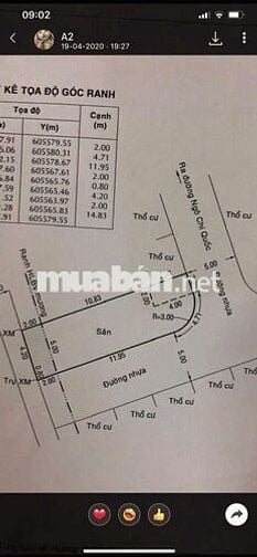 Bán lô đất góc 2 mặt tiền Bình Chiểu Thủ Đức